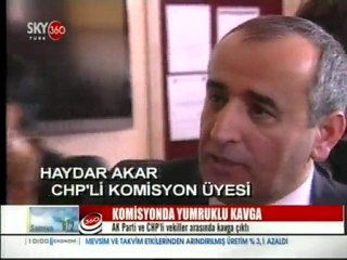 Komisyonda Yumruklu Kavga