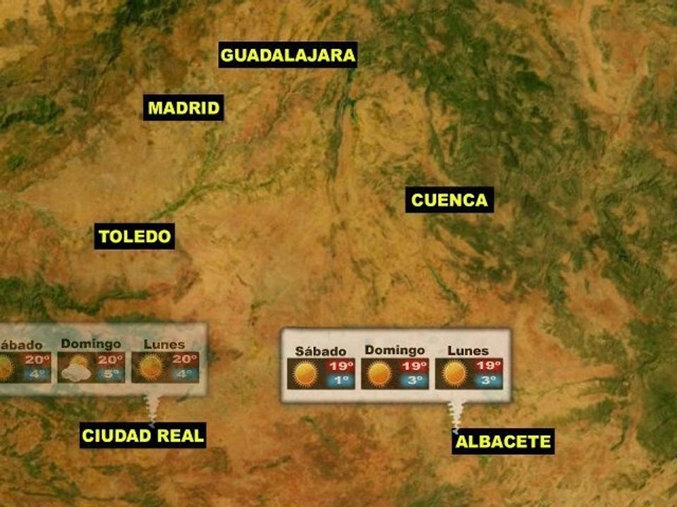 El tiempo en España por CCAA, previsión del viernes 9 al lunes 12 de marzo