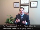 Stop Headaches with Dr. Dan Kempff in Irvine
