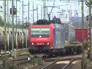 Video herunterladen: HGK Mak, BR218, SBB Cargo Re482, BR146, BR425 Rbf Köln-Eifeltor