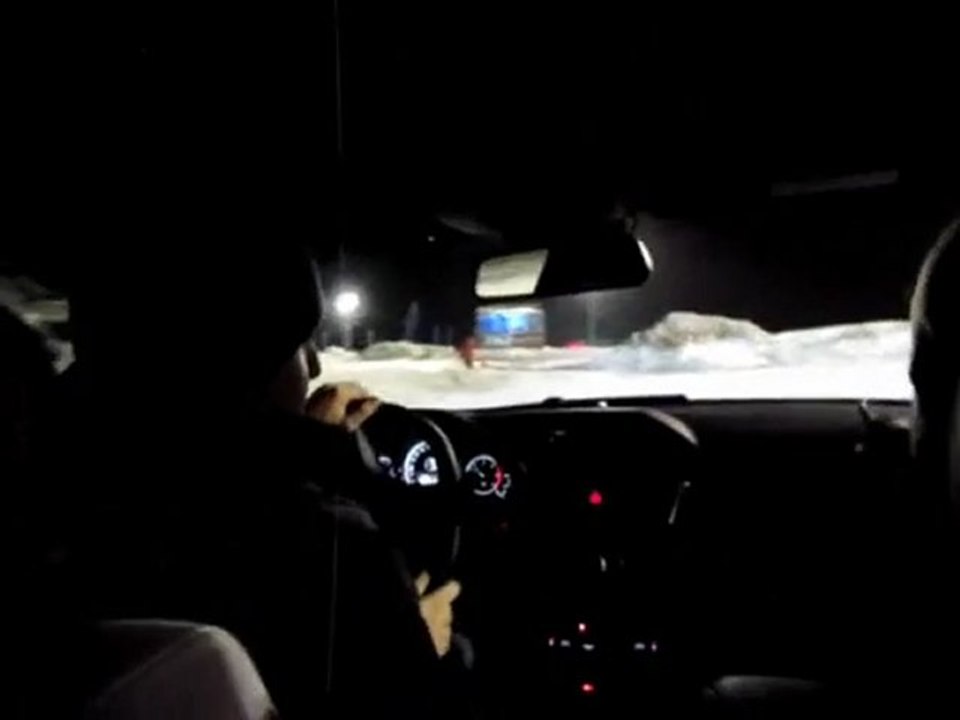 Prueba de conducción en nieve Experiencia 4Matic de Mercedes