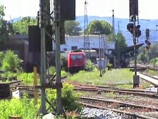 Télécharger la video: Brohltalbahn V200, Efw V200, BR294, BR145, BR152, 2x BR425 Bahnhof Neuwied