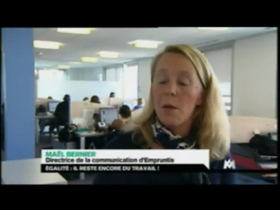 Maël Bernier, Empruntis.com, répond aux questions de M6 à l'occasion de la journée de la femme