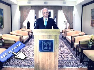 Shimon Peres : Un clip musical surprenant pour son arrivée sur Facebook