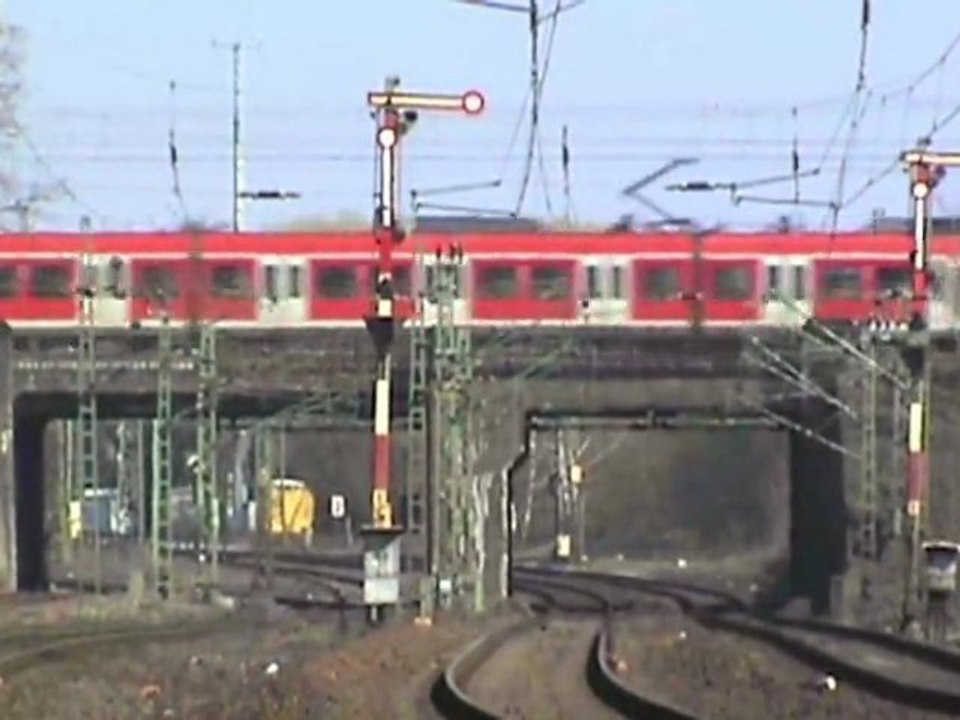BR145, 2x BR151, 4x BR140, ICE II, 3x ICE III, 3x BR425, 2x BR644, Rbf Köln - Gremberg