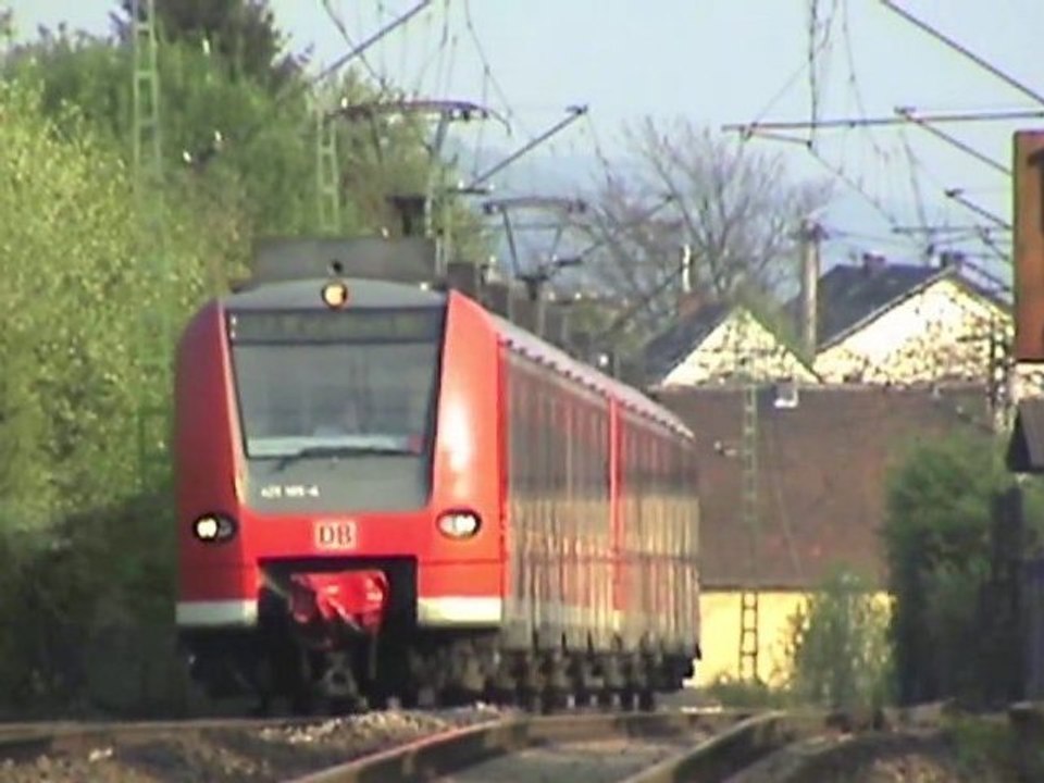 BR185, 2x BR140, 2x BR425, 2x BR143 zwischen Unkel und Erpel