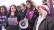 Halkevci Kadınlar Aile ve Sosyal Politikalar Bakanlığı önüne yürüdü