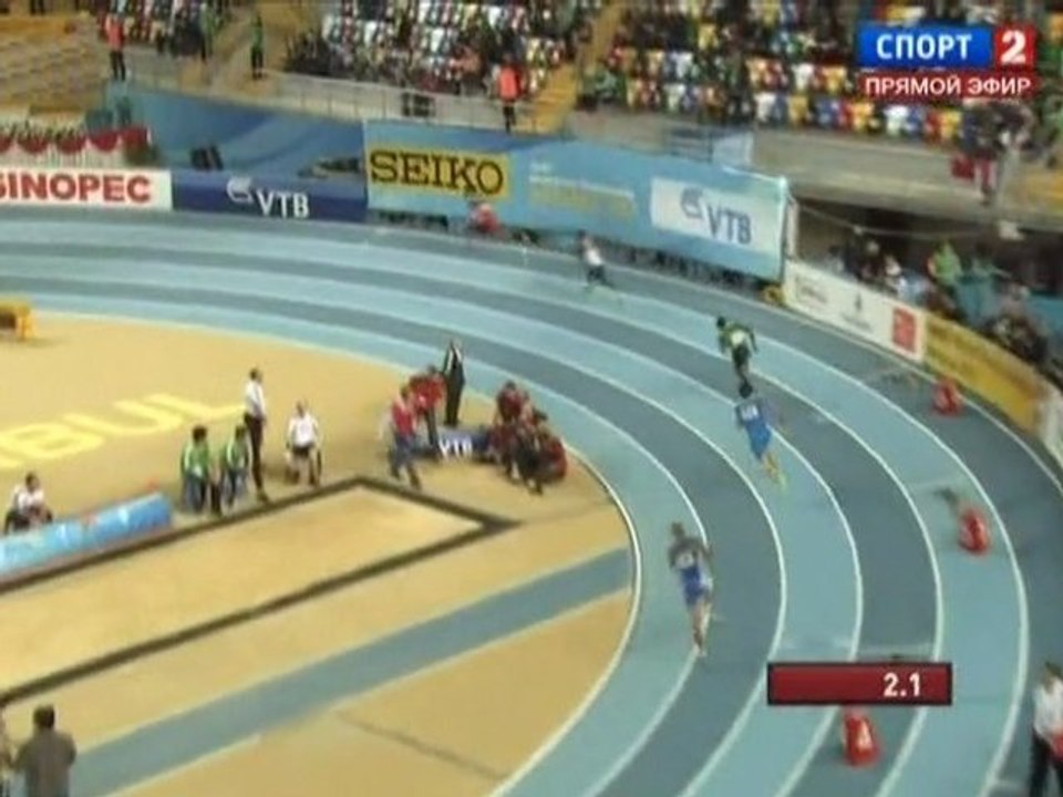 400м 3забег Мужчины - Чемпионат Мира в помещении Стамбул 2012