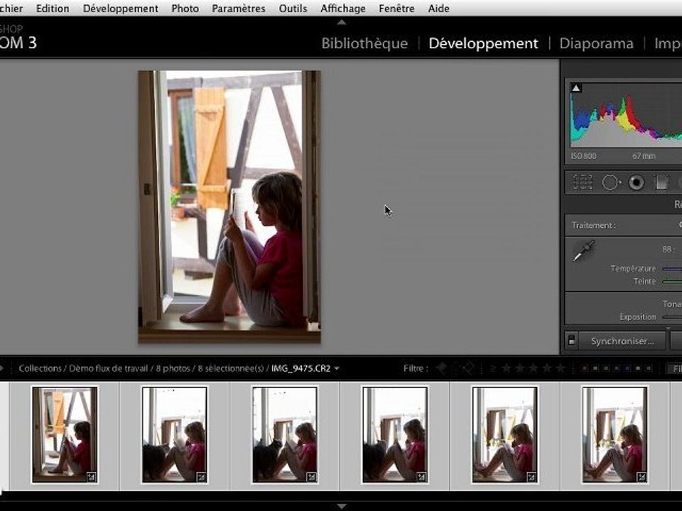 Lightroom 3 : Reproduire toutes les expositions