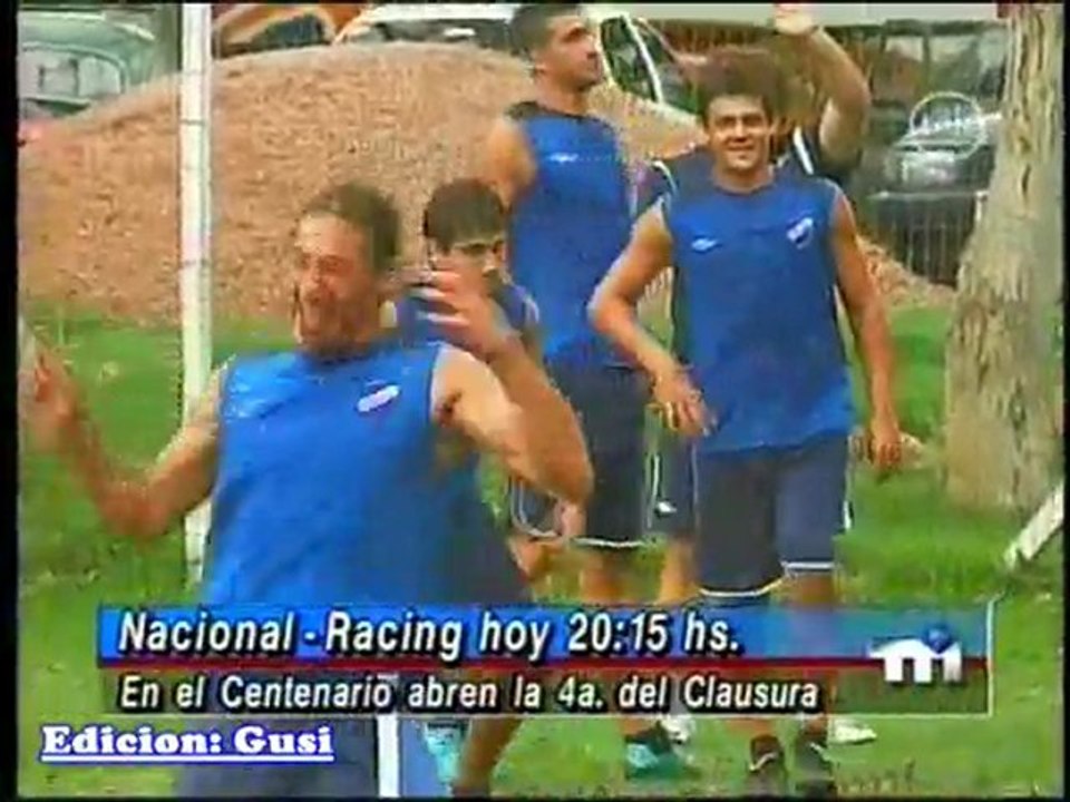 Nacional - Racing hoy 20:15 hs.