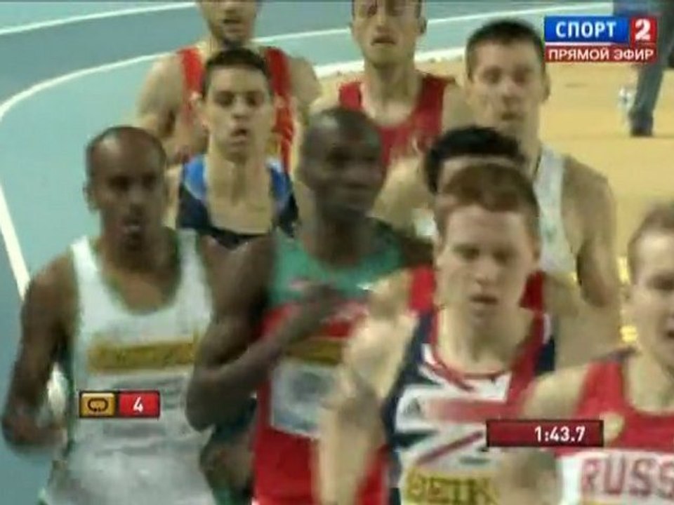 1500м 2забег Мужчины - Чемпионат Мира в помещен...