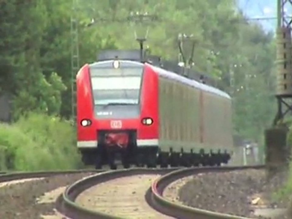 BR140, 2x BR185, 2x BR425, BR143 Rheinbreitbach - Unkel