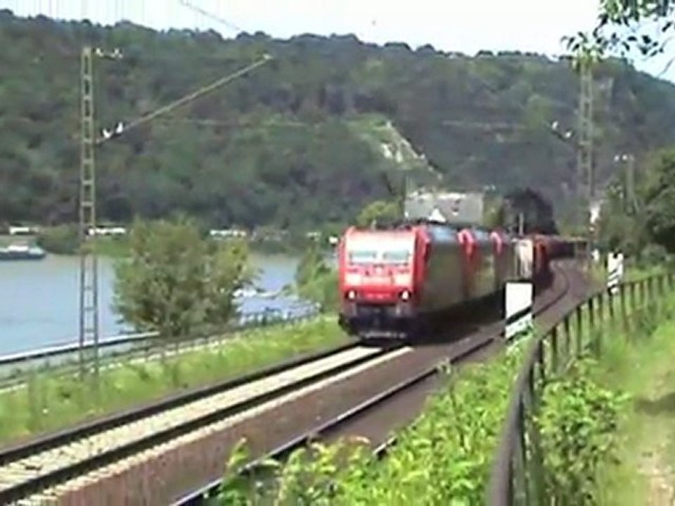 Sbb cargo re482, br189, 5x br185, 2x br143 kamp - bornhofen
