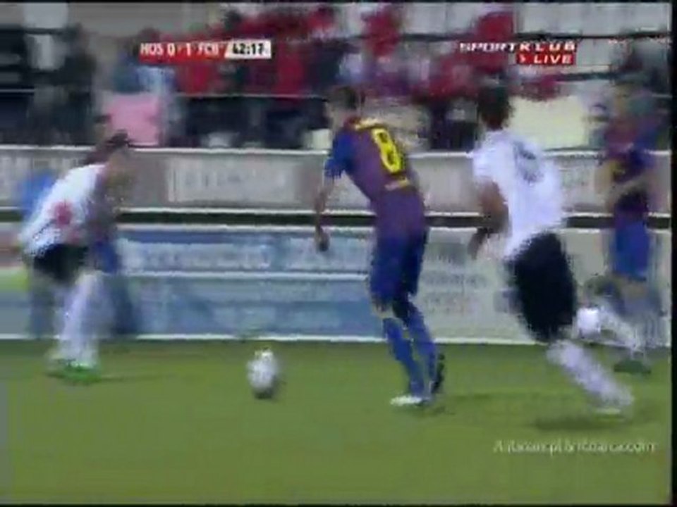 CE L'Hospitalet - FC Barcelona 0:1 9//11//2011 - Puchar Króla: 1/16 finału (1.mecz)