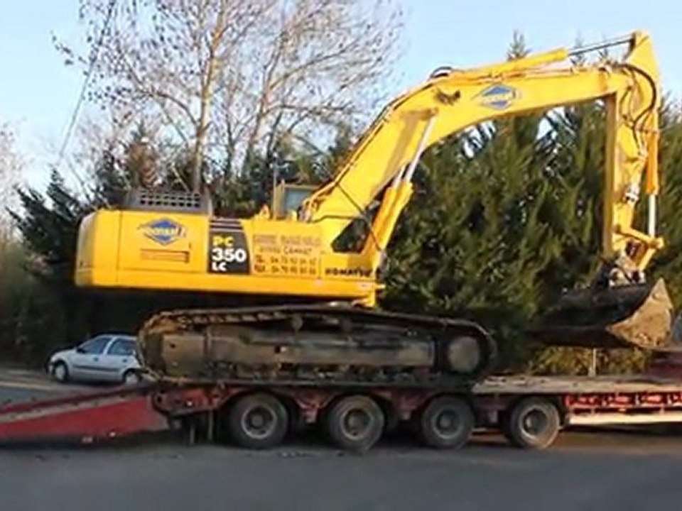 chargement komatsu pc 350 SEMONSAT FILS