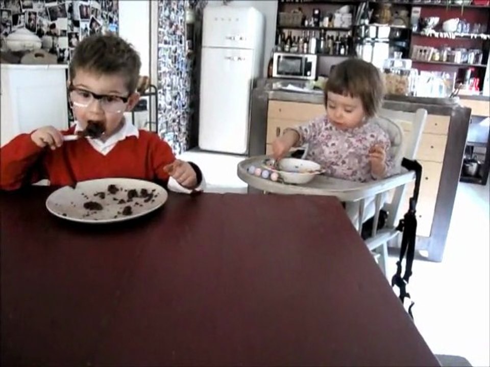 Le fondant au chocolat de maman ...