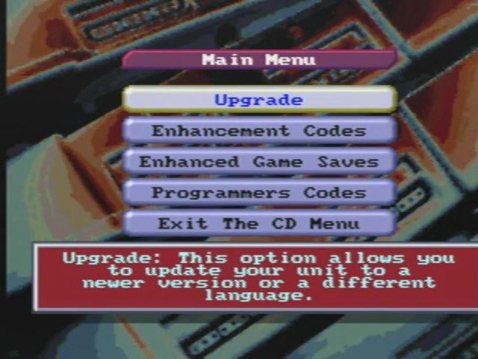 The BigWave #4 Enhancement CD : US GameShark Version 2.00 to US GameShark Version 2.42