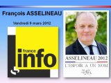 François ASSELINEAU sur France Info (Union Populaire Républicaine) - 9 mars 2012