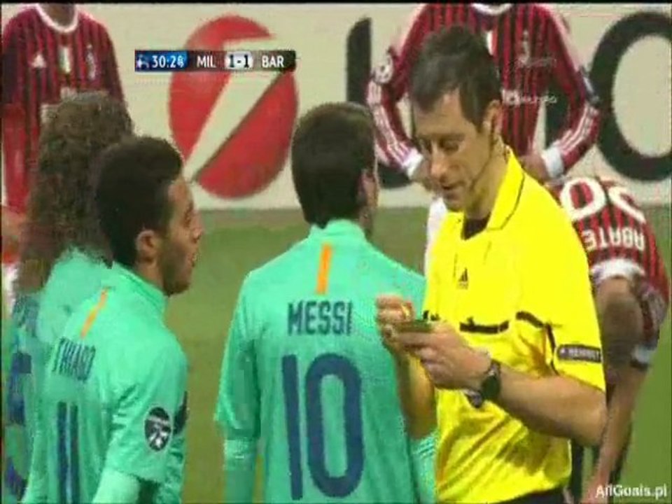 AC Milan - FC Barcelona 2:3 23//11//2011 - Liga Mistrzów: faza grupowa (5. kolejka)