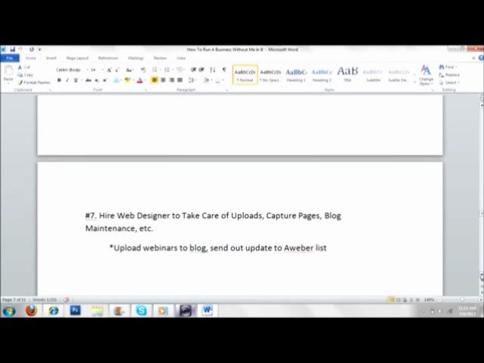 Smith TV #6: 9 Steps to Work 10 Hours Per Week