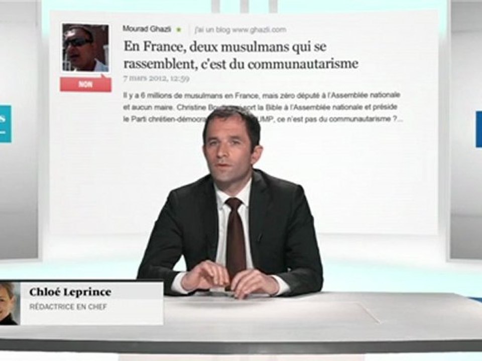 Benoit Hamon - En France, les musulmans «sont toujours suspects»