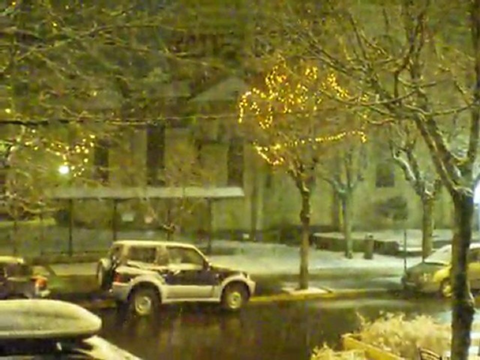 La Bourboule: sous la neige