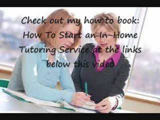 Tutoring--Planning Ahead!