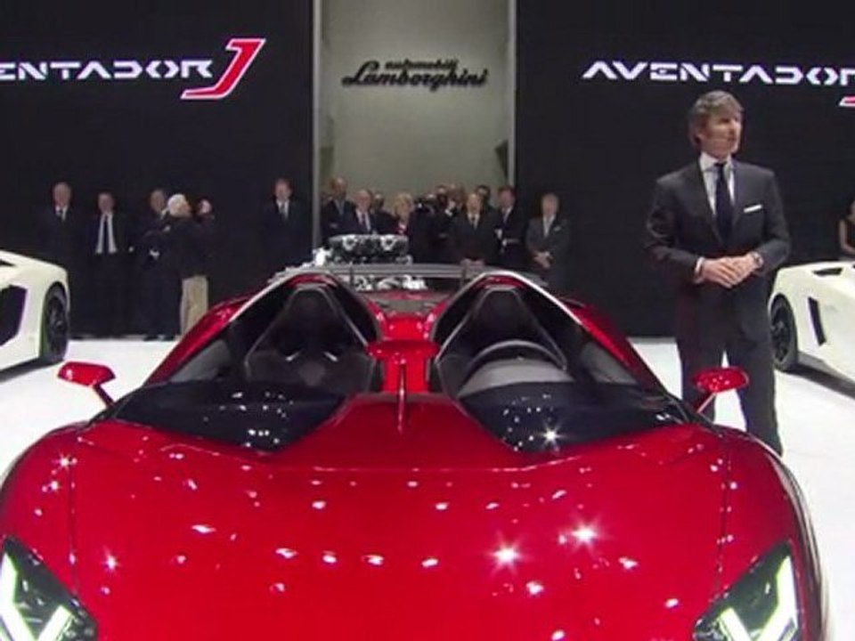 Autosital - Conférence de presse Lamborghini au Salon de Genève 2012