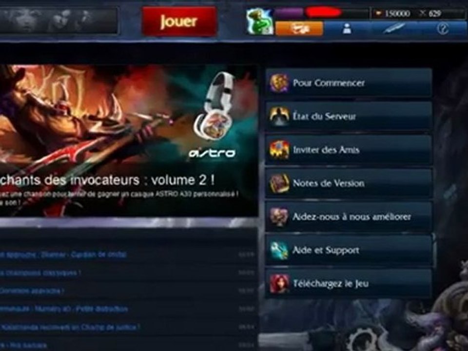 League of Legends debloquer heros personnages