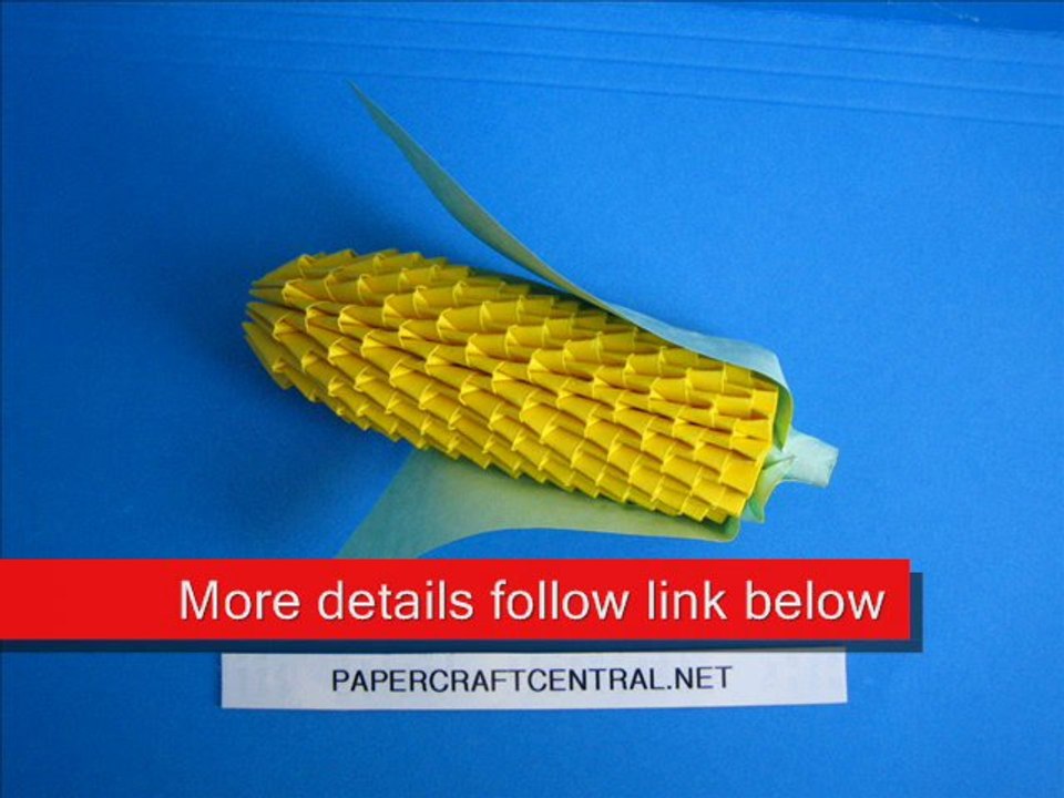 3D Origami Corn
