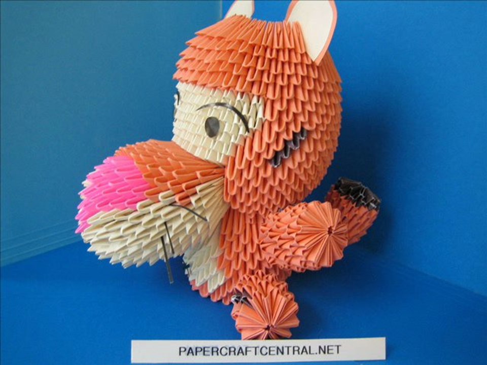 3D Origami Disney Tigger
