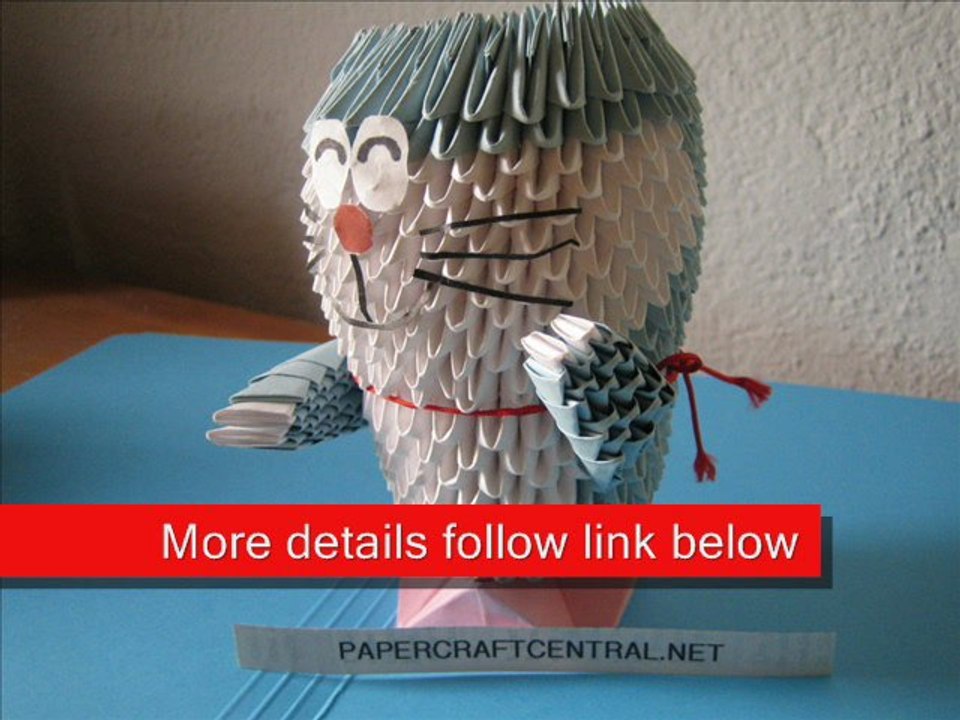 3D Origami Doraemon