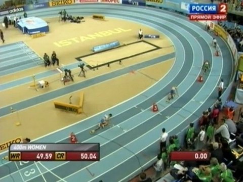 400м 2 Полуфинал Женщины - Чемпионат Мира в помещении Стамбул 2012