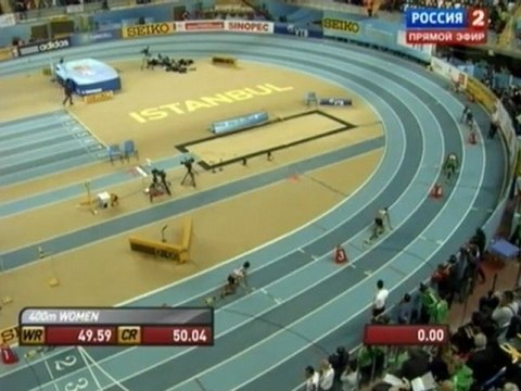 400м 3 Полуфинал Женщины - Чемпионат Мира в помещении Стамбул 2012