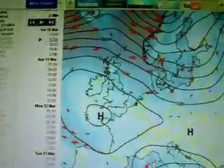 Prévision météo du samedi 10 mars 2012