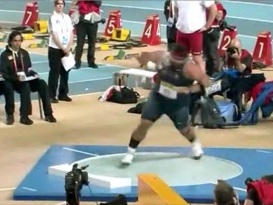 Athlé Mondiaux Indoor 2012 Istanbul Finale du poids masculin