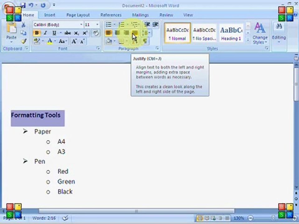 3 Word 2007 Paragraph Tools Urdu Tutorial