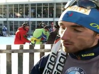 Réactions de Jean-Guillaume Béatrix après la médaille d'argent du relais