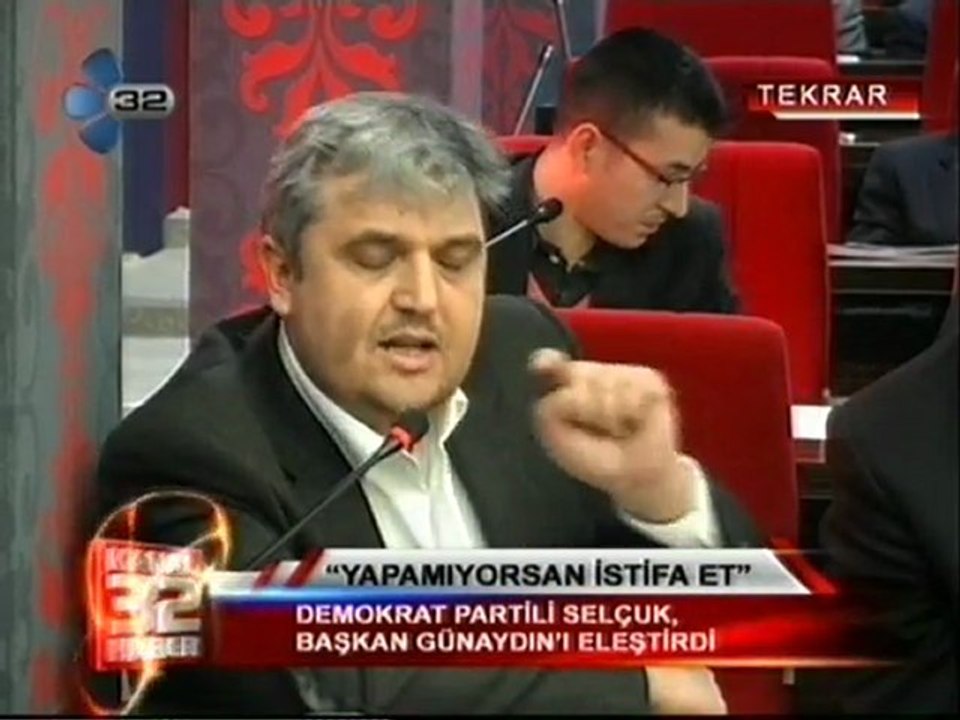 Belediye Meclisi Nuri Selçuk Tartışma