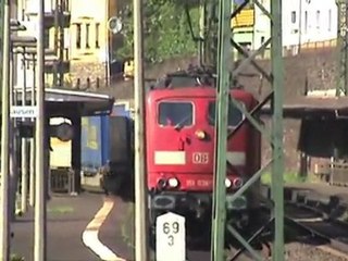 Download Video: BR110, BR155, BR152, BR151, BR185, BR143 Bahnhof Assmannshausen