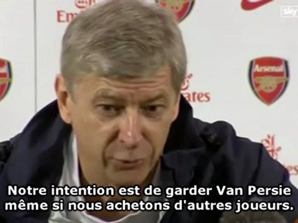Wenger avec Van Persie... et Podolski ?