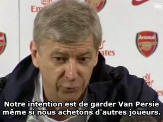 Wenger avec Van Persie... et Podolski ?