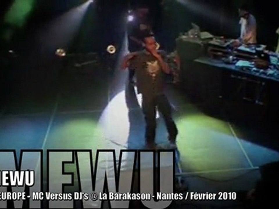 AMEWU, Mc Versus Dj's @ EOW Europe 2010, Nantes