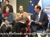 Visite de François Hollande au Biopôle de Nancy