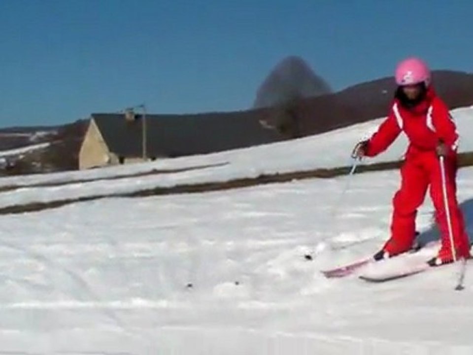 Séance de ski