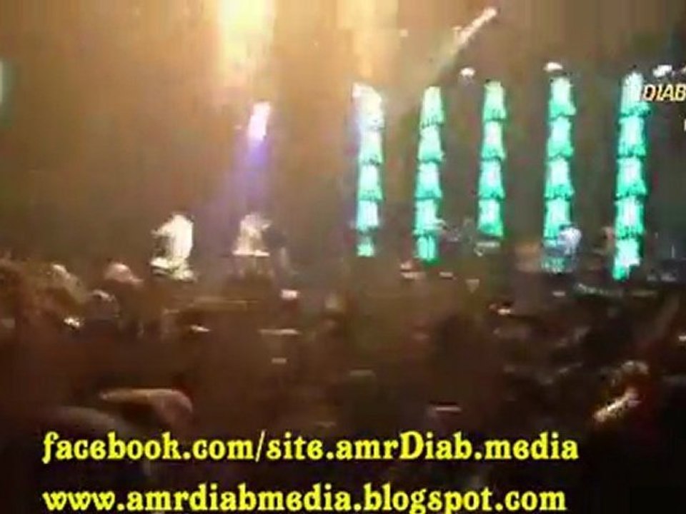 عمرو دياب وياه حفل دو الموسيقى دبى 2012 amr diab wayah du music festival 2012