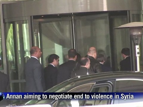 Annan meets Syria's Assad in bid to end bloodshed