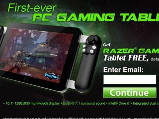 Free Razer Gaming Tablet