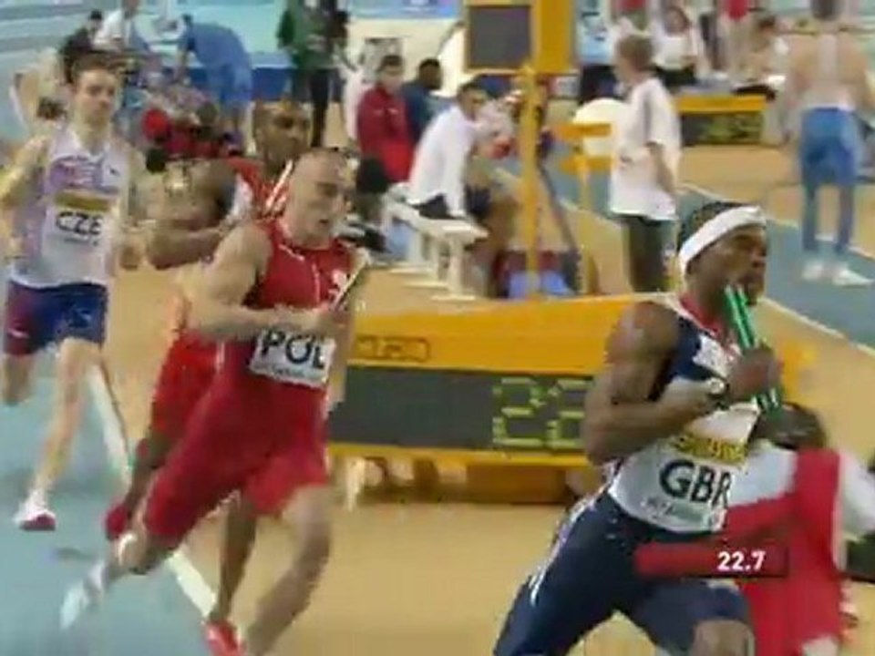 4х400 2 забег Мужчины - Чемпионат Мира в помещении Стамбул 2012