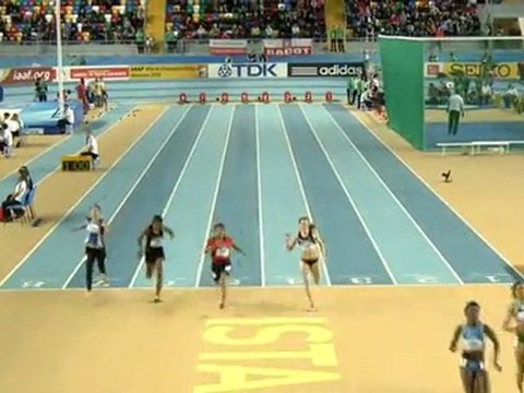 60м 1 забег Женщины - Чемпионат Мира в помещении Стамбул 2012